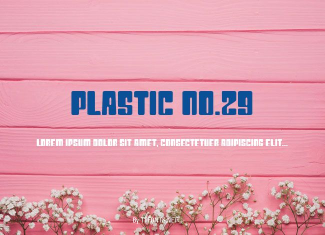 Plastic No.29 example